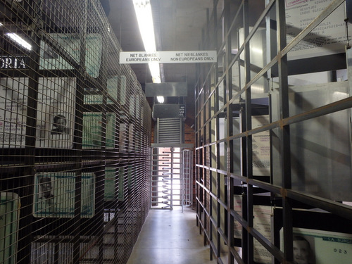 The Apartheid Museum.